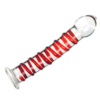 Γυάλινος Δονητής με Ραβδώσεις Glass Vibrator with Ribs - Image 2