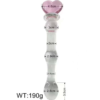Γυάλινος Δονητής Καρδιά 190gr Glass Vibrator Heart - Image 4