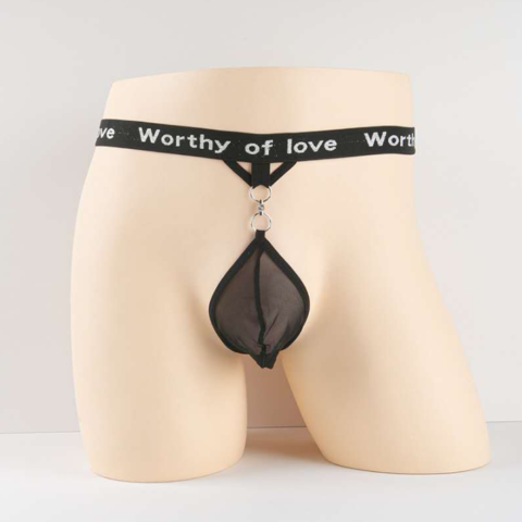 Ανδρικό Εσώρουχο Μαύρο Σέξι Men's Underwear Black Sexy