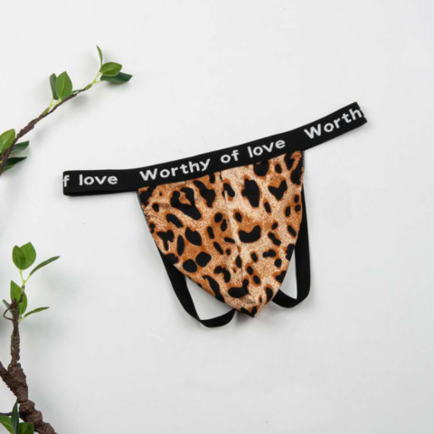 Ανδρικό Λεοπάρ Εσώρουχο String Men's Leopard Underwear String