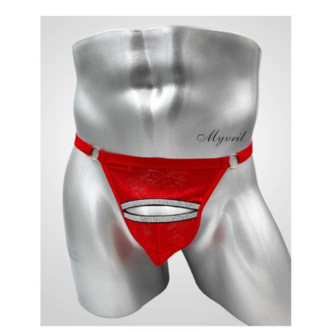 Ανδρικό Εσώρουχο Κόκκινο String Men's Underwear Red String