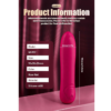 Αδιάβροχος Επαναφορτιζόμενος Δονητής 9cm Pink Waterproof Rechargeable Vibrator 9cm - Image 2