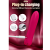 Αδιάβροχος Επαναφορτιζόμενος Δονητής 9cm Pink Waterproof Rechargeable Vibrator 9cm - Image 5