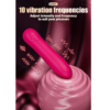 Αδιάβροχος Επαναφορτιζόμενος Δονητής 9cm Pink Waterproof Rechargeable Vibrator 9cm
