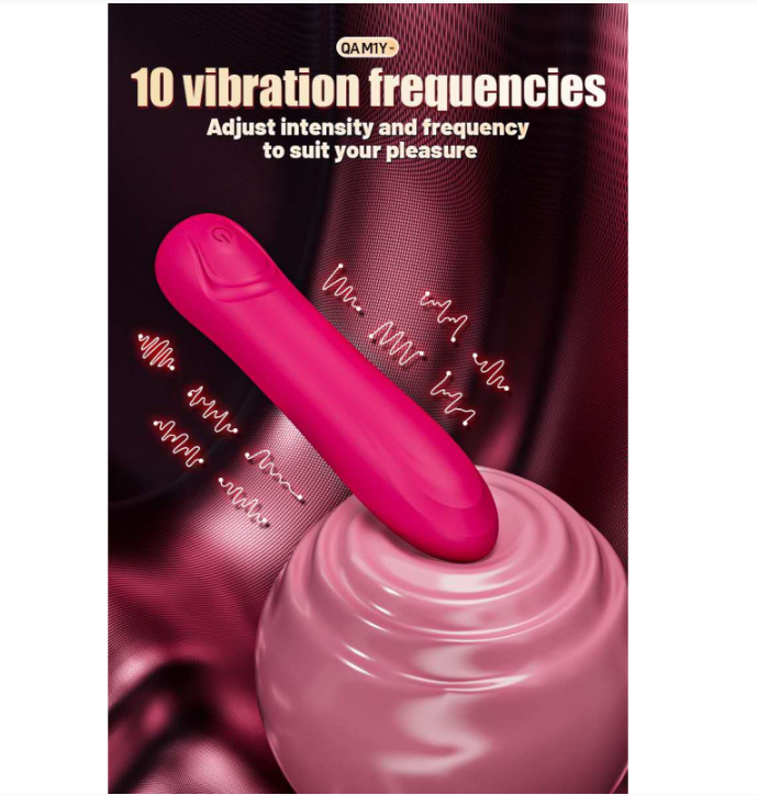 Αδιάβροχος Επαναφορτιζόμενος Δονητής 9cm Pink Waterproof Rechargeable Vibrator 9cm
