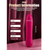 Αδιάβροχος Επαναφορτιζόμενος Δονητής 9cm Pink Waterproof Rechargeable Vibrator 9cm - Image 13