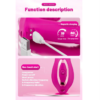 Ροζ Δονητής Διπλής Διέγερσης Pink Dual Stimulation Vibrator - Image 5