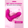 Ροζ Δονητής Διπλής Διέγερσης Pink Dual Stimulation Vibrator - Image 11