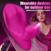 Ροζ Δονητής Εσωρούχου με Διπλή Διέγερση Pink Panties Vibrator with Dual Stimulation - Image 2