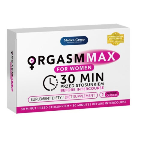 Orgasm Max for Women Ειδικό Συμπλήρωμα Διατροφής 2 κάψουλες
