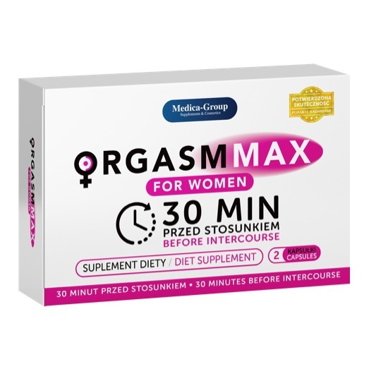 Orgasm Max for Women Ειδικό Συμπλήρωμα Διατροφής 2 κάψουλες