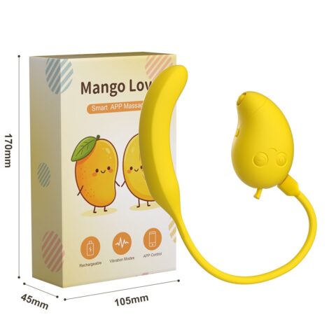 Έξυπνος δονητής Mango Love με εφαρμογή και παλμική διέγερση σε κίτρινο GM-602